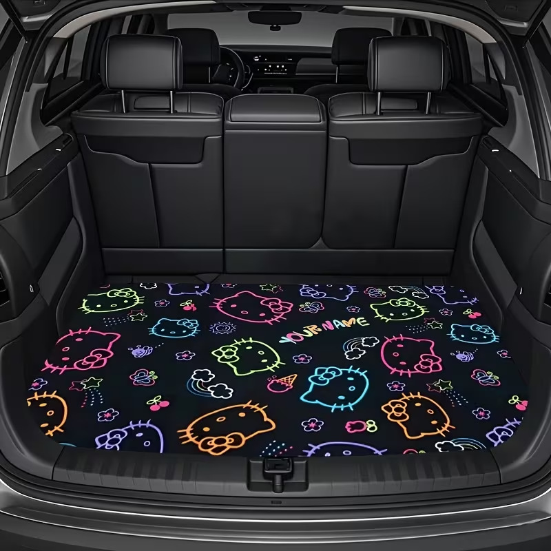 Crystal velvet car trunk mat, wear-resistant, cross-border Amazon dust-proof mat, water-absorbent, dirt-resistant, easy to maintain, wholesale