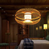 Hotel creative Japanese ceiling lamp for living room, decorations, lights, Chinese style