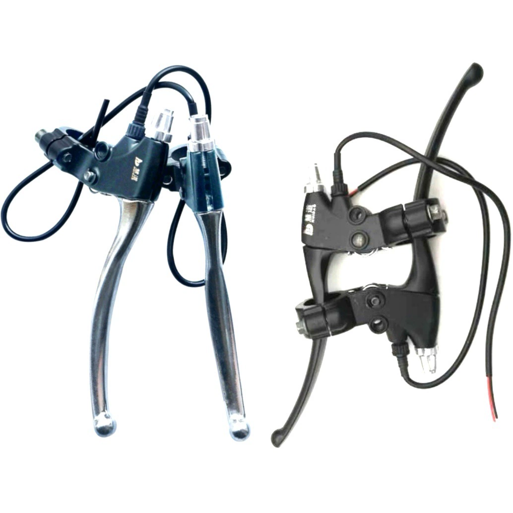 Ручка тормоза электромобиля аккумуляторная ручка тормоза автомобиля ручка тормоза мотоцикла полностью алюминиевая Съемная утолщенная ручка тормоза