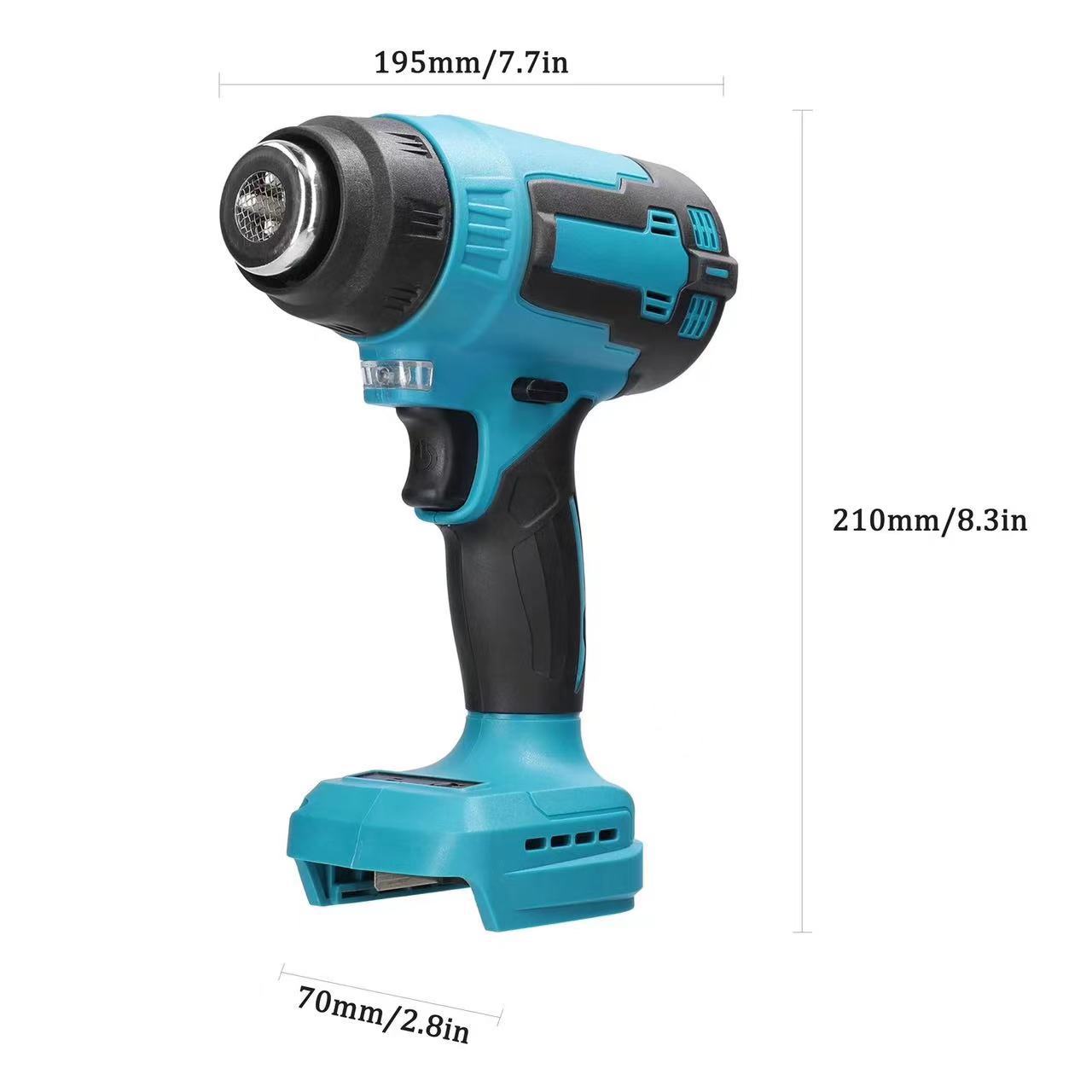 Venta al por mayor multifuncional inalámbrico litio eléctrica pistola de aire caliente pequeña reparación inalámbrica pistola de aire caliente pistola de soldadura de plástico película Termocontraíble image 6