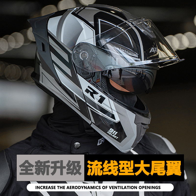 Foreign Trade Motorcycle Open-Face Helmet for Men, Winter Warm and Cold-Proof Electric Vehicle Helmet for Women, Motorcycle Safety Half Helmet