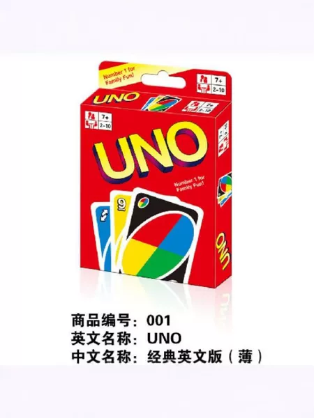 UNO Card Game Popular Classic Red One Red Two My World Girl Group KT Uno Card Board Game for Parties