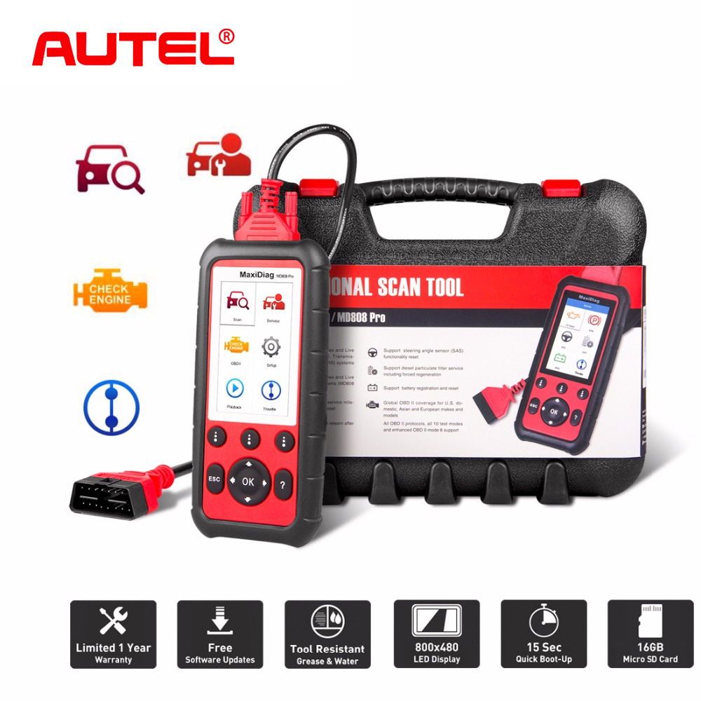 AUTEL MaxiDiag MD808 Pro OBD2 全系统汽车诊断工具