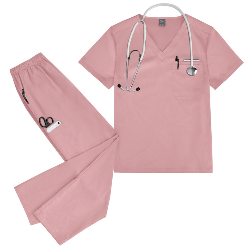 42019男女高品質大サイズ3xxxl手洗い服医師病院美容院の口銭看護師作業服|undefined