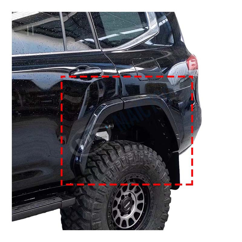 Suitable for 2021-2025 Toyota Land Cruiser Wheel Arches Lc300 High-End Original Car Front and Rear Narrow Body Wheel Arches