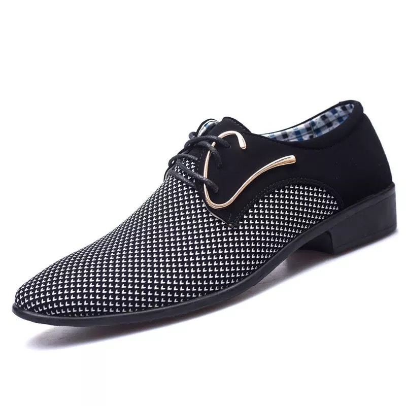 Men's Pointed Leather Shoes Detail 4