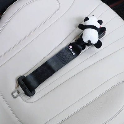 Car-Mounted Anti-Belly Restraint for Late | Other Automotive Interior Supplies - panda-m-black-extension-strap