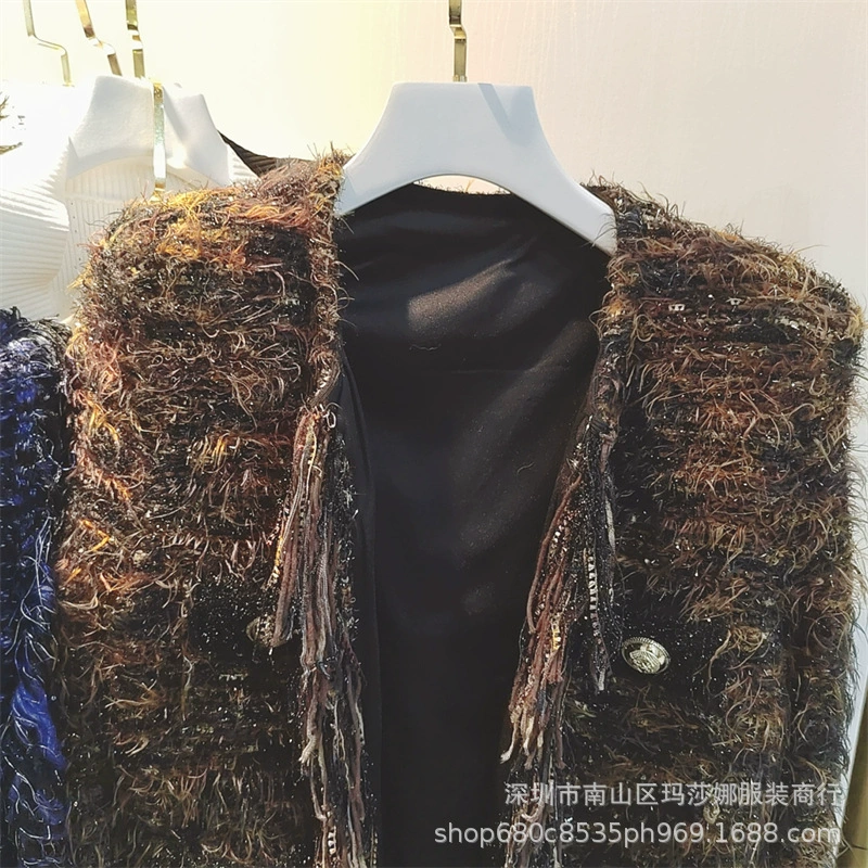 Демисезонная модная кардиган-кофта, ретро куртка, стиль Chanel