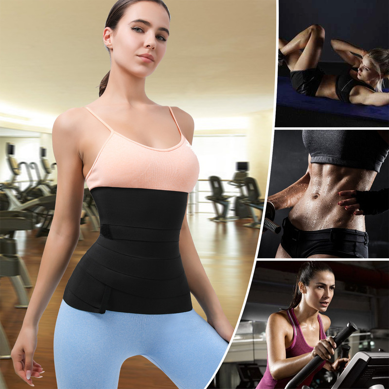 女性用ウエストベルト付きの弾性ウエストトレーニングベルト|undefined