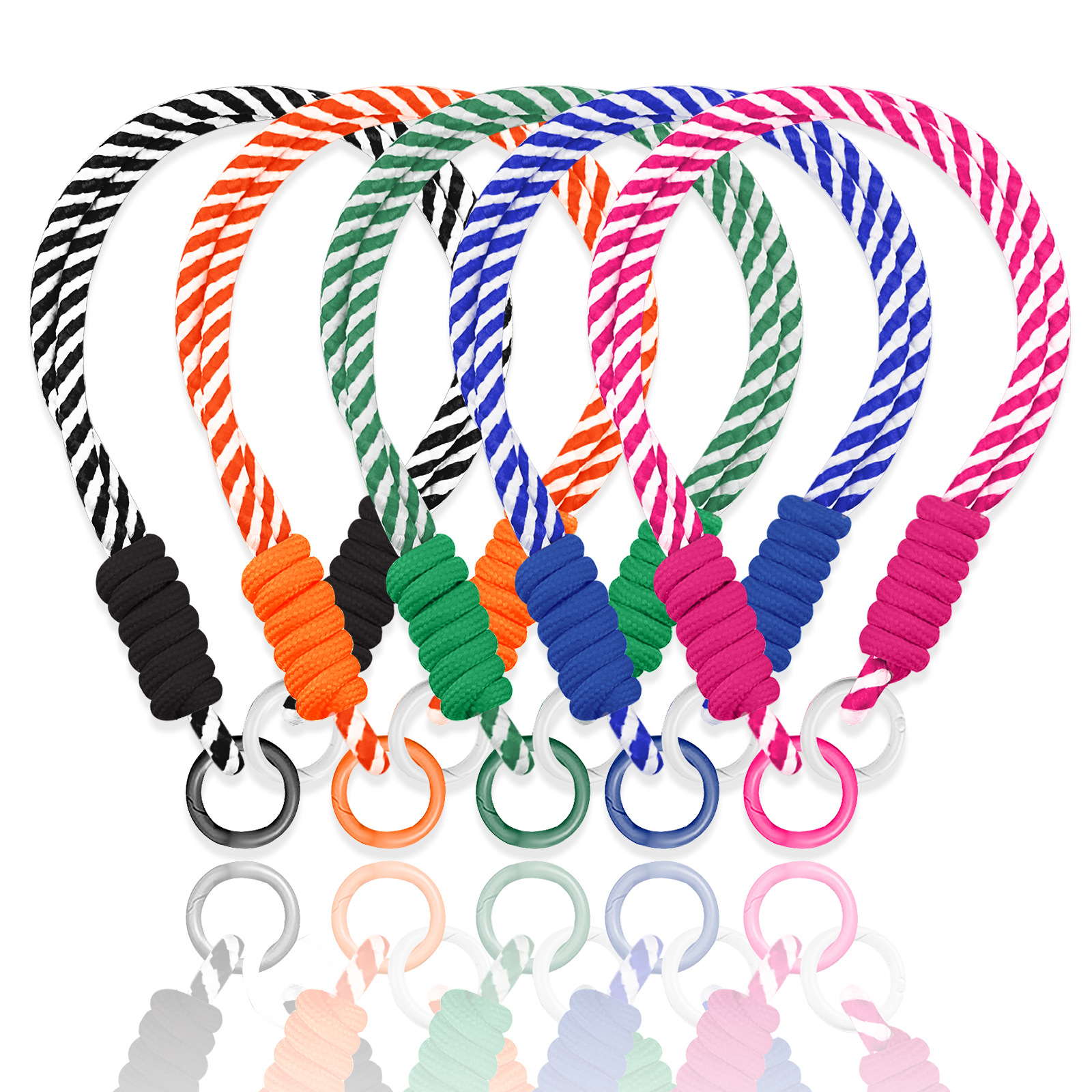 DIY Woven Wrist Rope Anti-Lost Mobile Phone Chain U Disk Camera Bag Sling Mobile Phone Rope Plush Doll Cute Lanyard