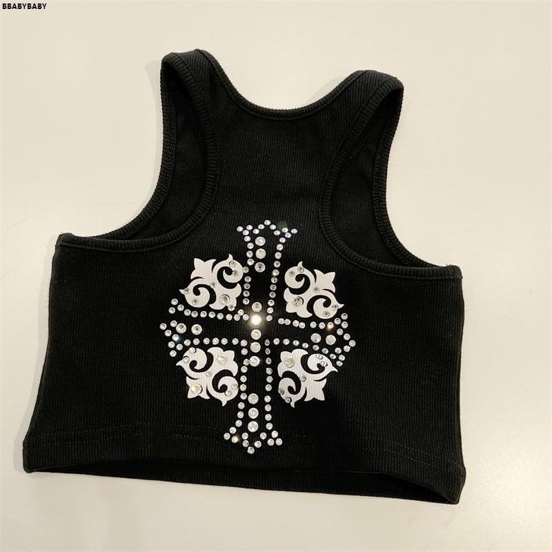 Dane INS Windproof Children's Beaded Short-Sleeve Japanese Style Summer High-Quality Baby Girl's Top 0056A016