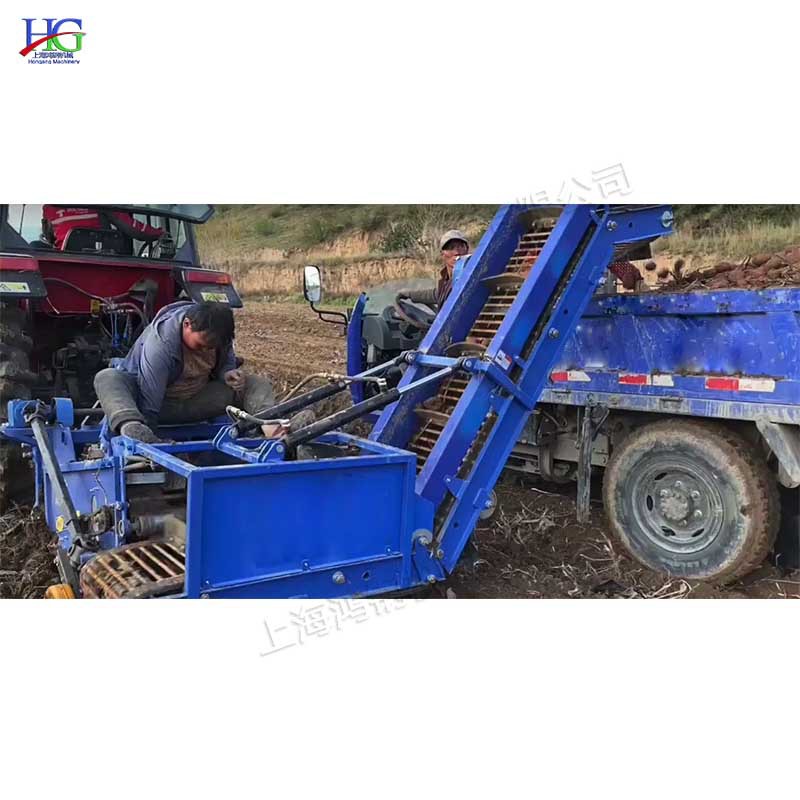 地下农作物挖掘机 履带式土豆收获机 拖拉机后置薯类收获设备