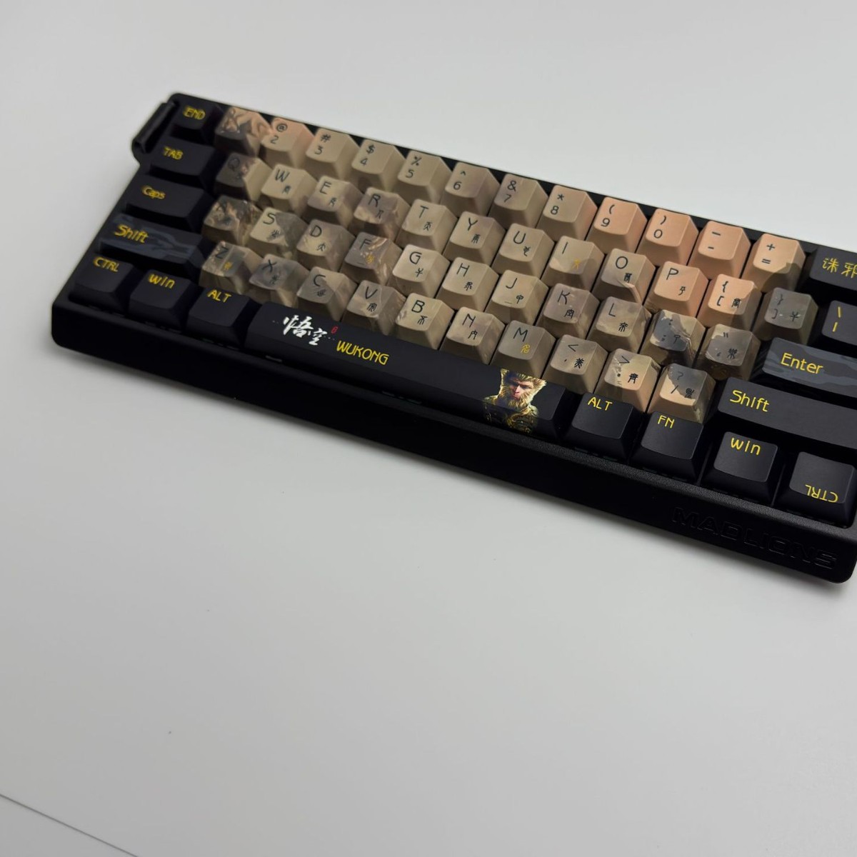 Wukong Original Original Keycap MDA Highly Personalized Customized PBT Thermal Sublimation Mechanical Keyboard Cap Texture