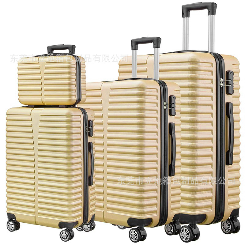 24 inch universal abs trolley case small size luggage case female mini universal wheel travel luggage password boarding leather