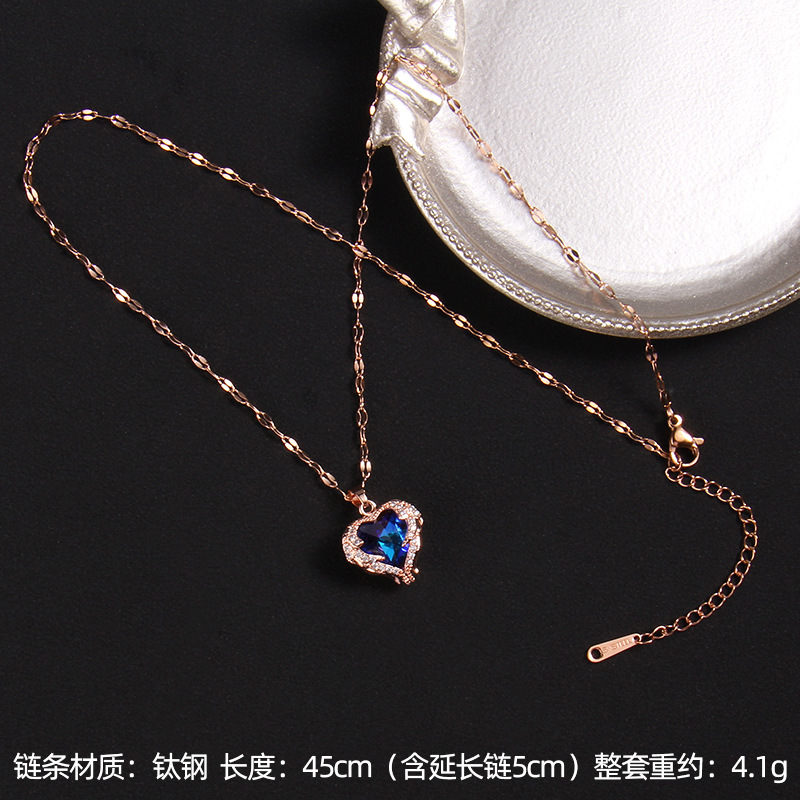 로즈 골드 내부 블루 A014