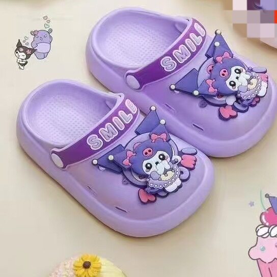 Summer non-slip cute cartoon children's slippers girls boys hole shoes wholesale children girls sandals slippers baotou