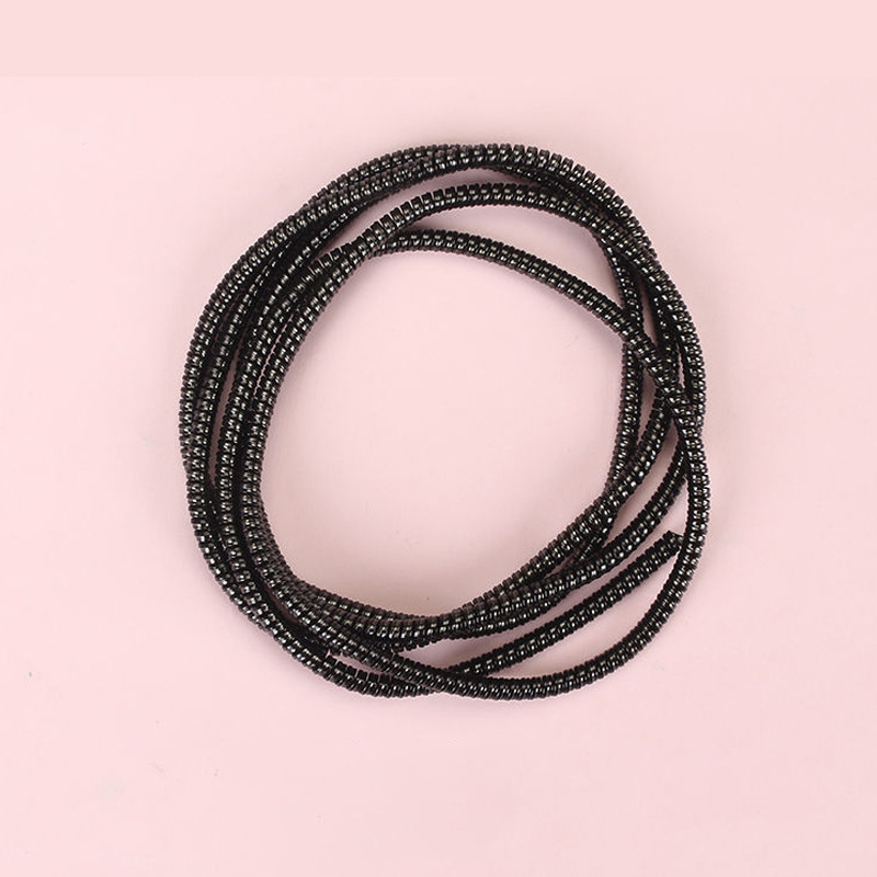 Cuerdas de protección de cable de datos enrolladas anti-ruptura 1.4 metros de protección de cable de datos de teléfono móvil