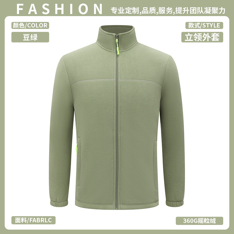 Chaqueta de trabajo de terciopelo de cuello vertical comercio exterior transfronterizo chaqueta de ropa de hombre doble cara chaqueta de terciopelo de grano grueso personalizado