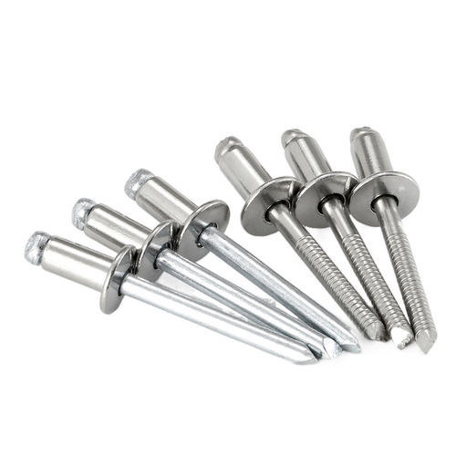 304 all-steel fasteners closed oblate head international standard BK12618 semi-steel blind rivets wholesale