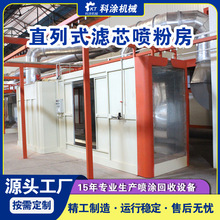 廠家直銷噴粉房粉末噴塗設備靜電噴塑噴粉噴漆流水線粉末回收系統