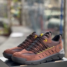 外贸男鞋 2023新款欧美真皮户外工装鞋春夏徒步户外运动登山鞋男