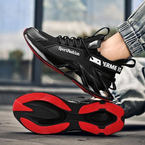  Spring and Autumn New Cross-border National Style Trendy Shoes Men's Large Size Blade Sports Shoes Feiwei Casual Breathable Men's Shoes