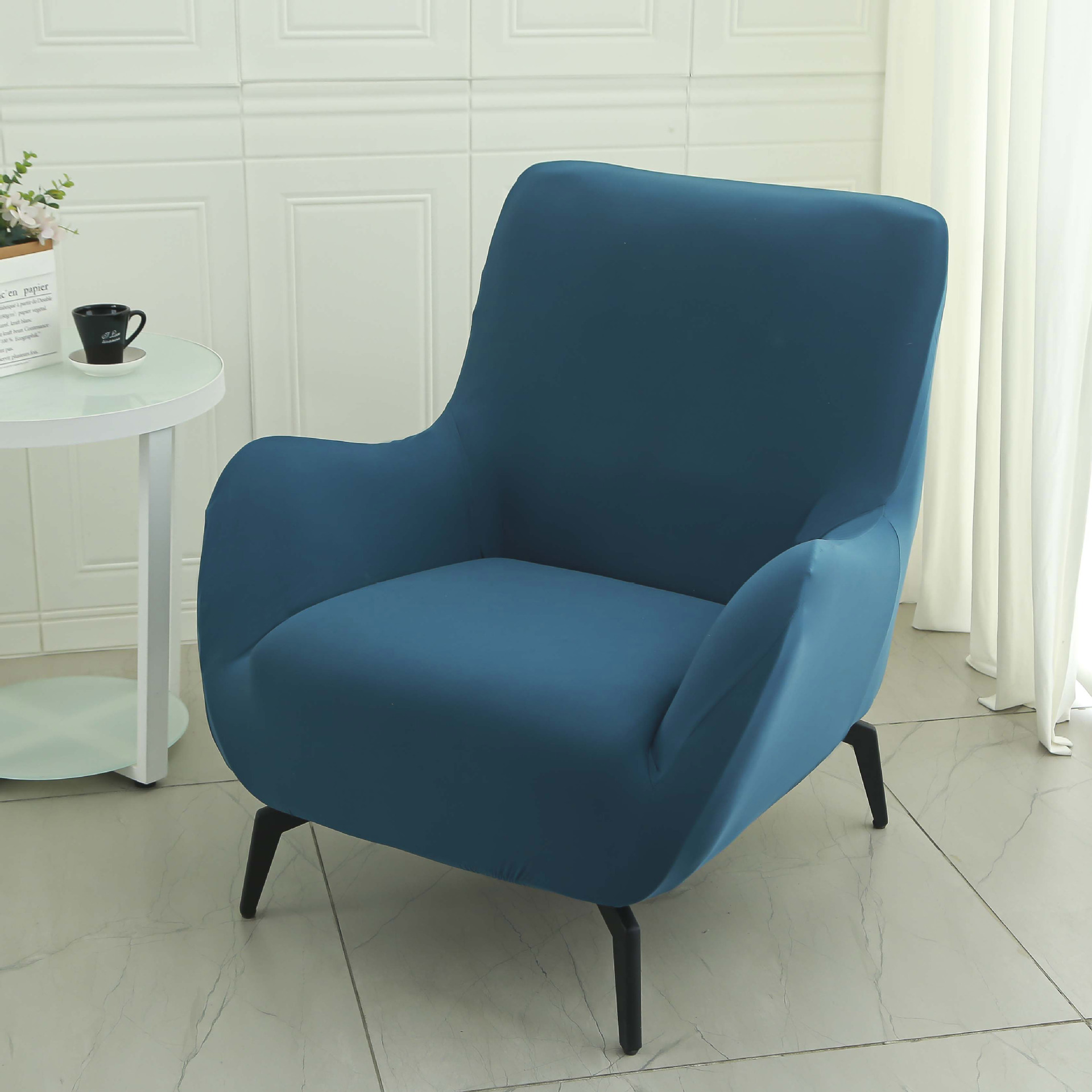 Single Simple Small Apartment Lazy Sofa Cover All-inclusive Internet Cafe Square elastic Cloth Cover Home Sofa Cover