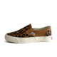 Leopard Print Canvas Shoes Women's 2024 Spring Korean Style Student Ins Cyber Celebrity Sneakers All-Match Chic One-Step Lazy Shoes