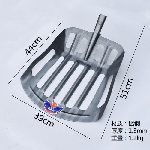 Wholesale Large and Thick Stainless Steel Grain Shovel Snow Shovel Full Steel Corn Coal Shovel Agricultural and Garden Tool Feed and Garbage Shovel