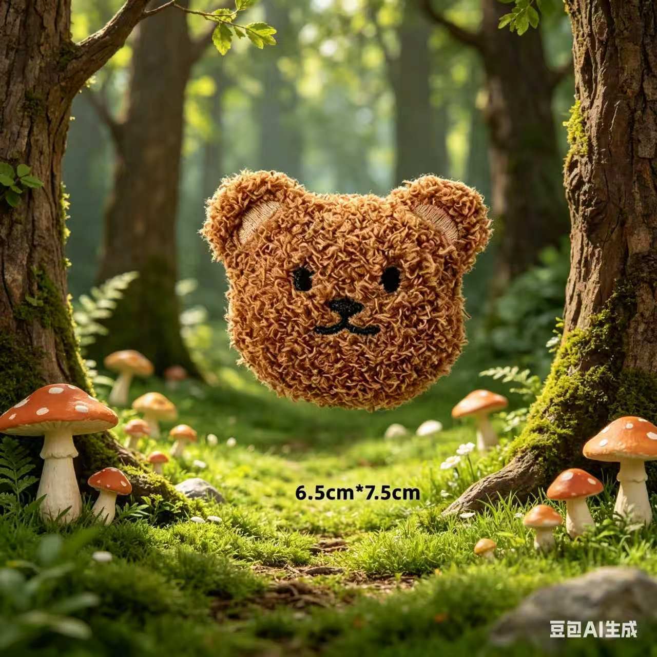 Cute toallas oso mochila colgante peluche diy llavero accesorios joyería accesorios de ropa de dibujos animados osos accesorios