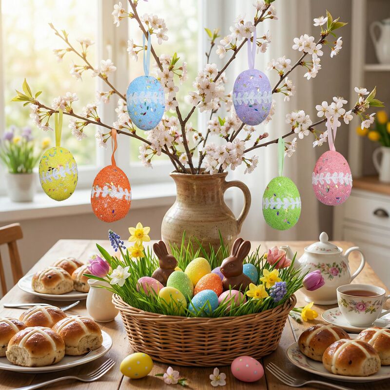 New Cross-Border Easter Lace Egg Holiday Home Decoration Pendant Garden Tabletop Home Decoration Crafts New Cross-Border Easter Lace Egg Holiday Home Decoration Pendant Garden Tabletop Home Decoration Crafts