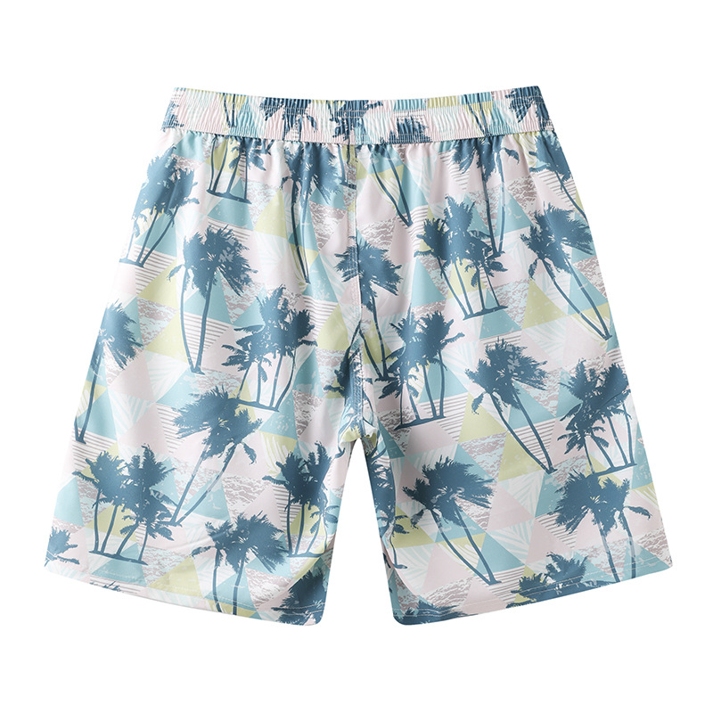Pantalones de playa de secado rápido para hombres, tela elástica suelta de gran tamaño, deportes, ocio, vacaciones, pantalones cortos de pareja, puede surfear en el agua