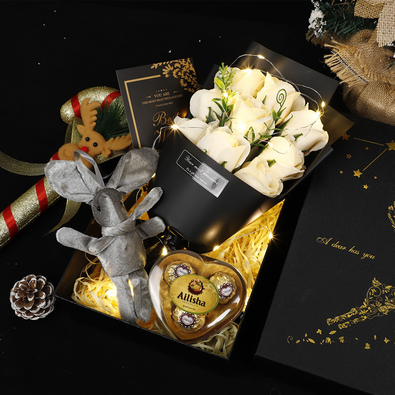 星之鹿【香槟色】许愿兔+巧克力