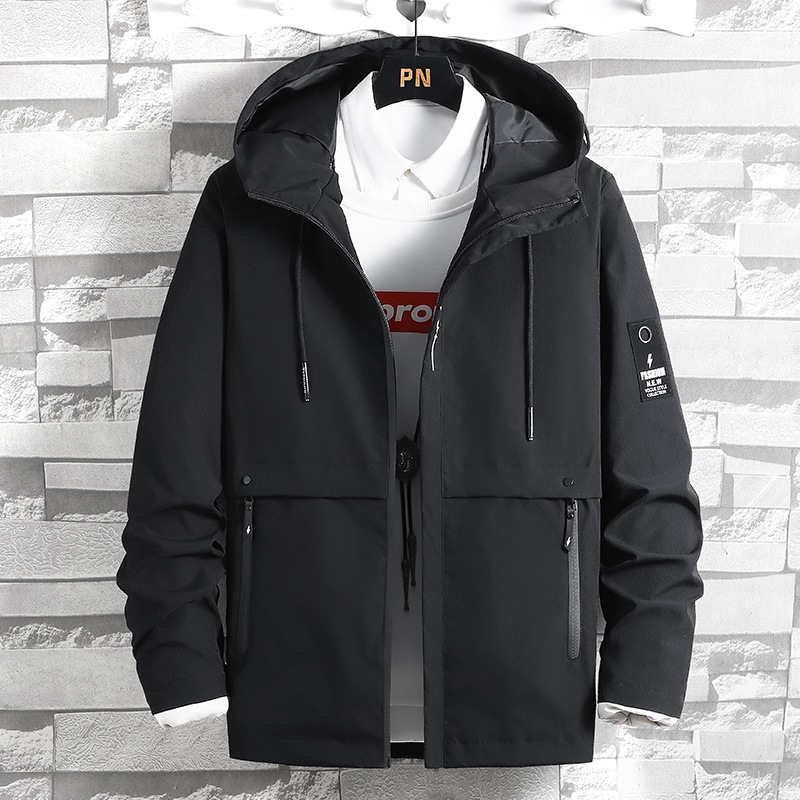 Chaqueta casual para hombre primavera y otoño 2024 nueva chaqueta de herramientas de moda coreana para hombres tops de sudadera con capucha de marca de moda para hombres