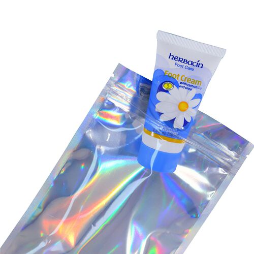 Laser ziplock bag, mobile phone case packaging bag, data cable plastic bag, colorful translucent sealing bag, jewelry sealing bag