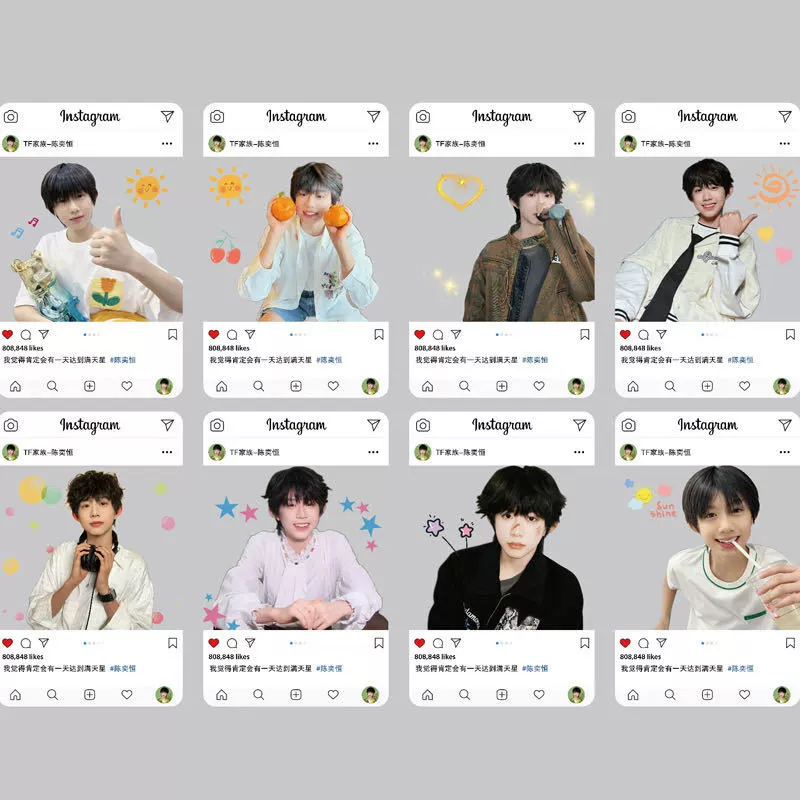 Карточка PVC Эйсона Чана Passion Card TF Four Generations Members Single Chasing Star Chasing Stars Acting 8 Self -India LOMO Mingxin Card