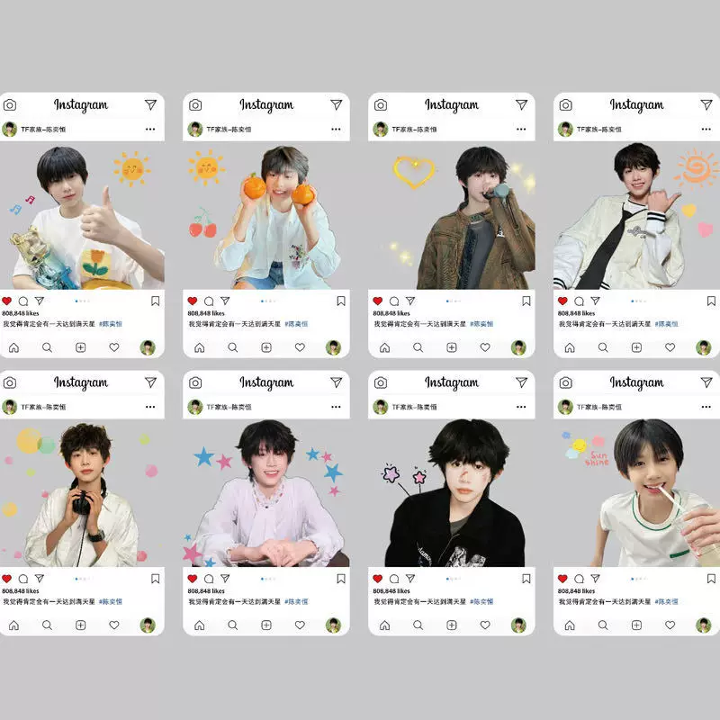 Карточка PVC Эйсона Чана Passion Card TF Four Generations Members Single Chasing Star Chasing Stars Acting 8 Self -India LOMO Mingxin Card