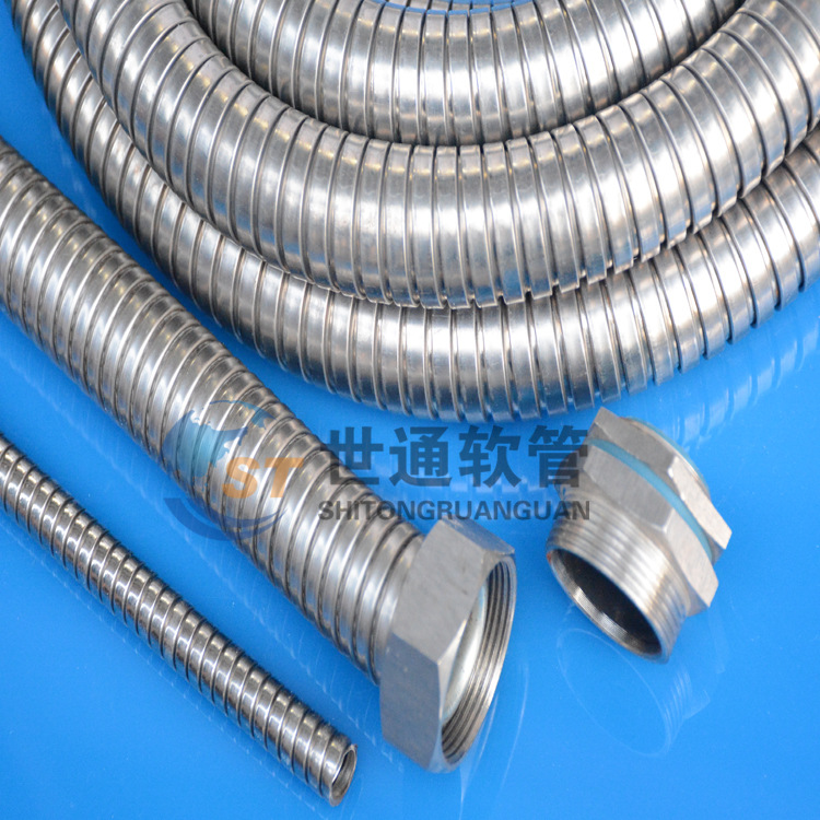 供应不锈钢穿线软管,双扣不锈钢软管,304不锈钢软管