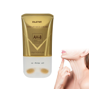 Spot Cross-Border Popular Ah-8 Firming Neck Cream Neck Beauty Roller Cream Lifting Firming Anti-Wrinkle Neck Cream