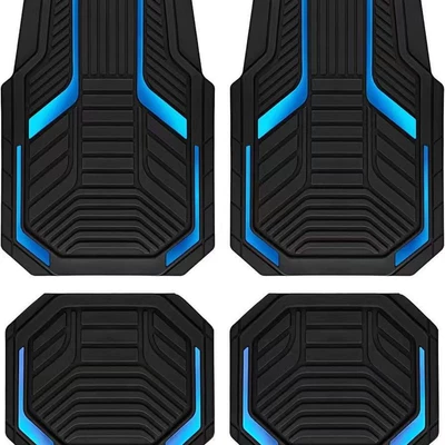 Avtomobil döşəmə paspasları – car floor mats, universal decorative - style-24-3344cm-skin-friendly-crystal-velvet