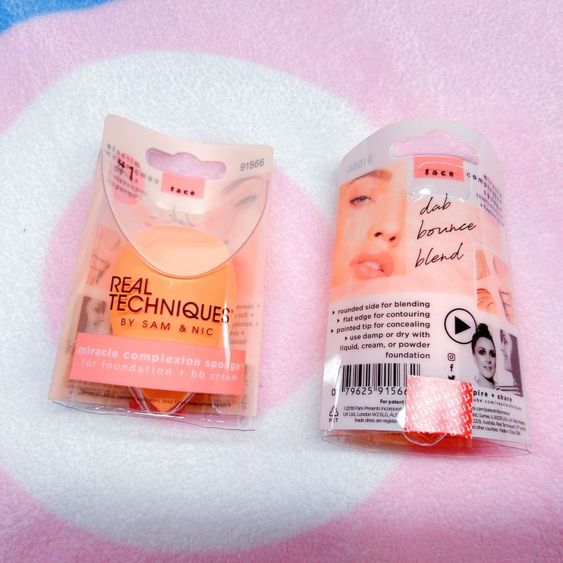 RTビューティーエッグはとても柔らかく、食べにくい、小さなオレンジパフ、リアルテクニック、ウェット＆ドライファンデーションメイクアップ専用|undefined