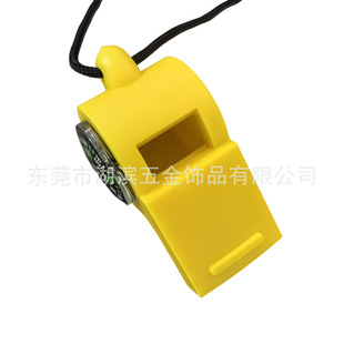 Outdoor Multifunctional 2-in-1 Survival Whistle Portable Plastic Whistle High Frequency Whistle Spot Wholesale