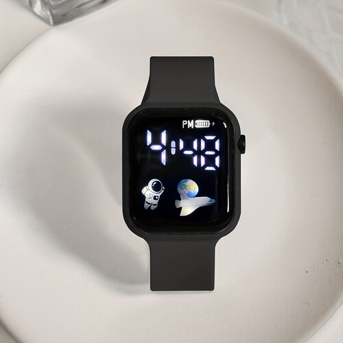 Tech-style women's watch, high-value student's simple and fashionable unicorn, waterproof astronaut electronic watch, children's watch