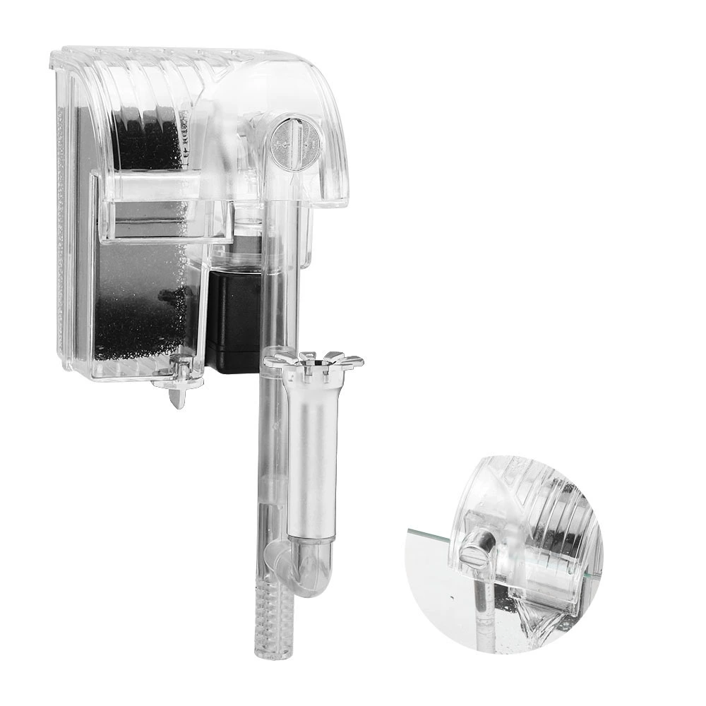 Фильтр Настенный Водопад Фильтр Внешний фильтр Аквариум Кислородный Насос Малый Черепаха Цилиндр Фильтр Хлопок Масляная пленка Обработка