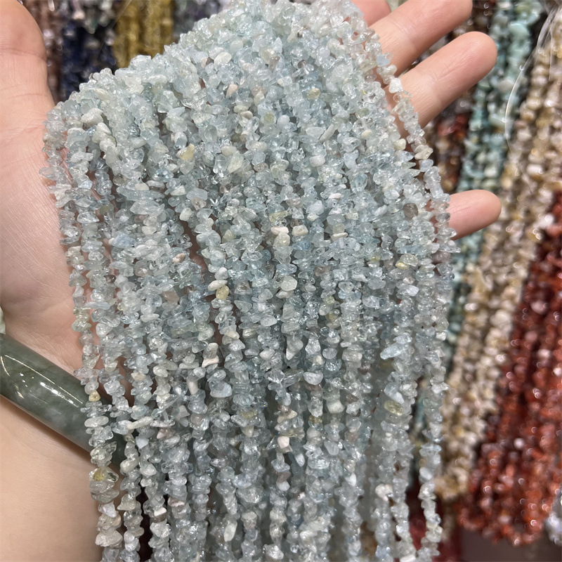 海宝青砕石不規則穴付きチェーンdiyアクセサリーアクセサリー半製品部品散珠量が大きい価格が優れている|undefined