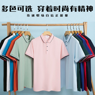 High-End Polo Shirts, Work Clothes, Custom Printed Logo Advertising Cultural Shirts, Lapel Short-Sleeved T-Shirts, Custom-Made Corporate Work Clothes