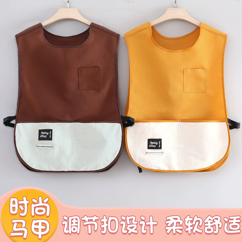 Новый жилет фартук водонепроницаемый масло бариста домашняя кухня обеденный спецодежда модные мужчины и женщины