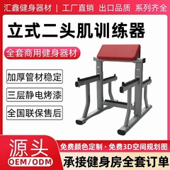 立式二头肌训练器健身房商用肩臂腿胸部力量器械室内运动健身器材
