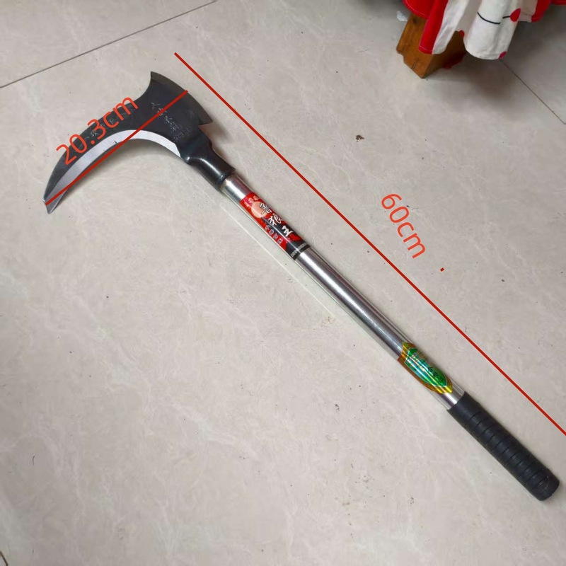 镀锌把焊双砍刀农用收割秸秆割草户外开山路砍树枝砍柴刀锰钢大刀|undefined