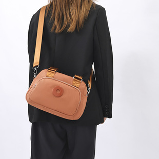 2024 Women's Handbag New Casual Fashion Mummy Canvas Bag Simple All-match Multi-layer Crossbody Women's Shoulder Bag
